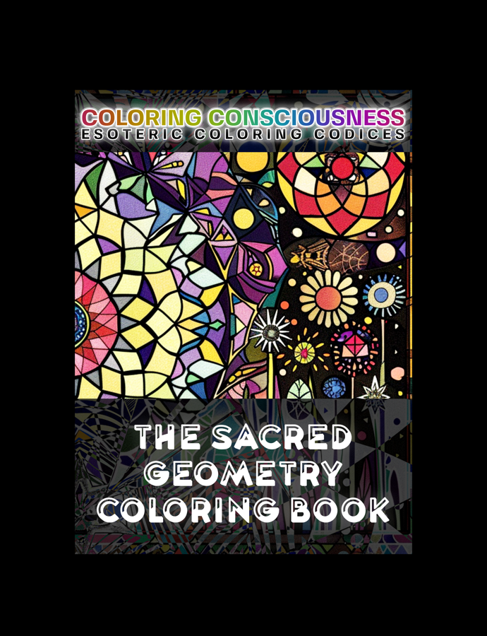 The Sacred Geometry Coloring Book cover