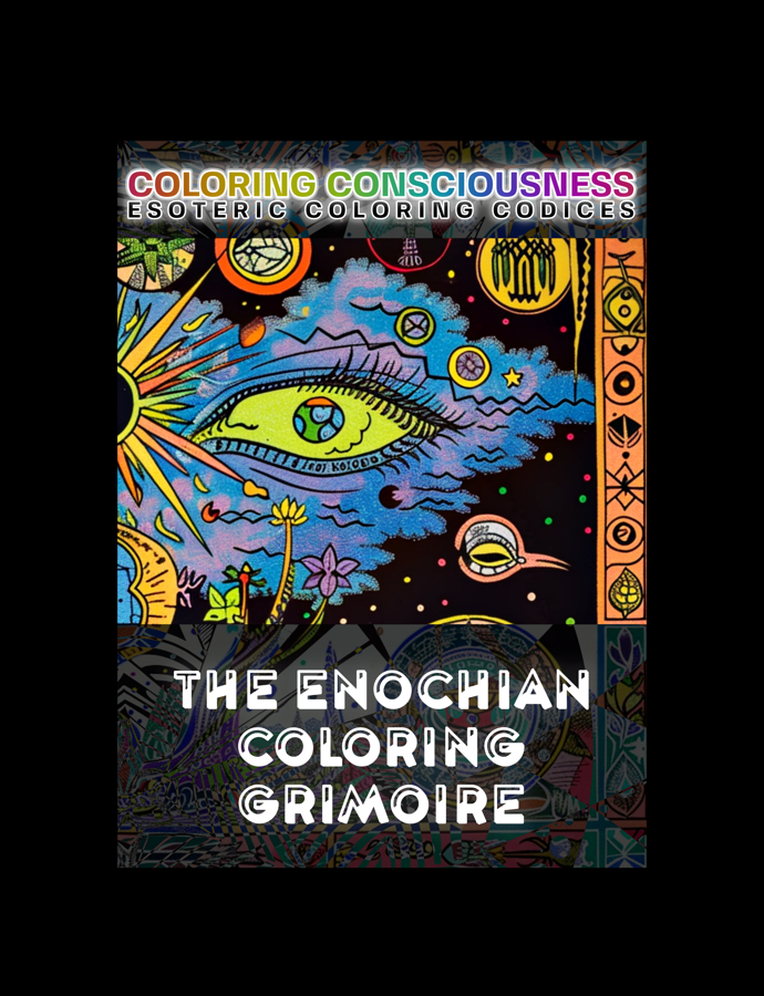The Enochian Coloring Grimoire cover